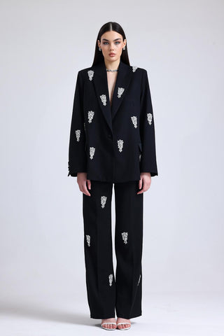 Noctura Embellished Set — Black