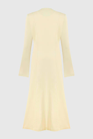 Front Button Tencel Maxi Dress – Yellow