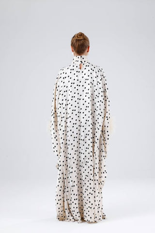 Polka Kaftan – Cream