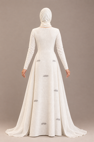 Aaina Hand-Embroidered Linen Dress