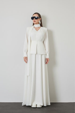 Reine Dress - White