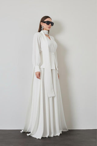 Reine Dress - White