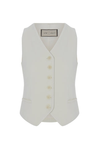 Tailored Velvet Vest