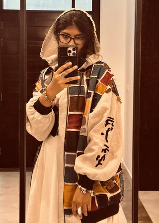 RIQ'AH — Oversized Patchwork Bomber