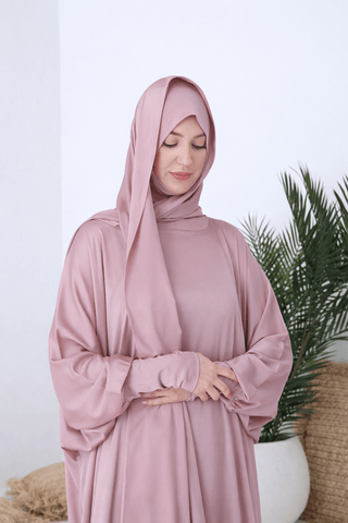 Rose Dusk Prayer Abaya