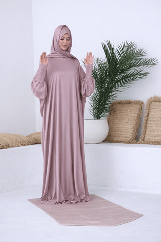 Rose Dusk Prayer Abaya