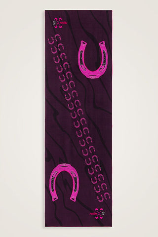 Trace of the Wind Crepe Silk Shawl Purple