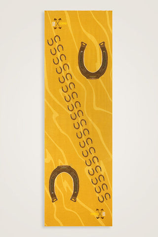 Trace of the Wind Crepe Silk Shawl Yellow