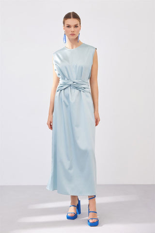 Satin dress - Mint
