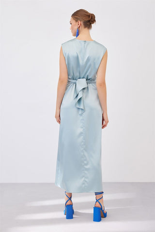 Satin dress - Mint
