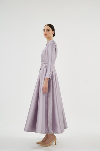 Scarlet Crystal Detail Dress – Lilac