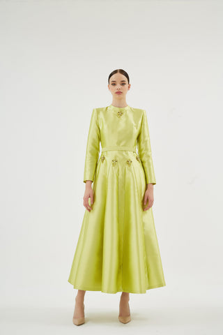 Scarlet Crystal Detail Dress – Mimosa