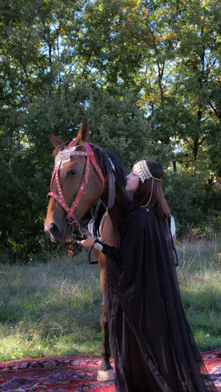 Courage Embellished Abaya – Black