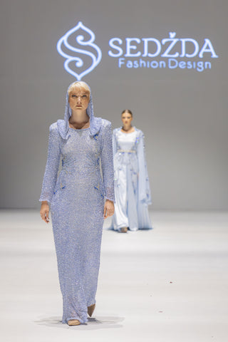 Ivory Bloom The Power of Pain Gown – Light Blue