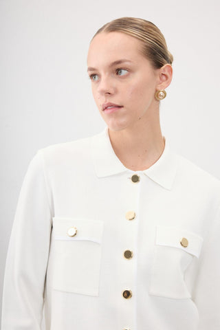 Selis Knit Jacket – Ecru