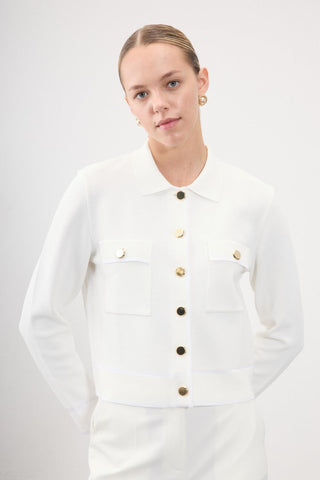 Selis Knit Jacket – Ecru
