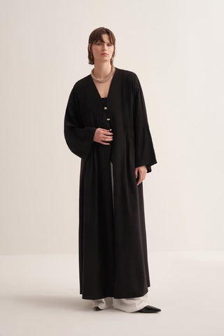 Sera Naturel Abaya - Black