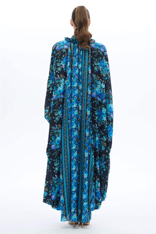 ŞERİT GARNİLİ KAFTAN ELBİSE Saks