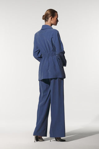Serona Embellished Modal Jacket – Indigo
