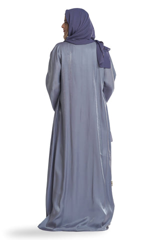 Silver Sheen Abaya