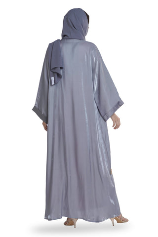 Silver Sheen Abaya