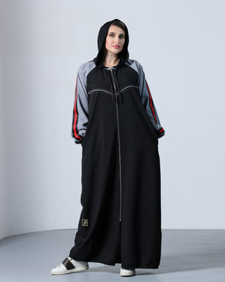 Grey Stripe sporty wear