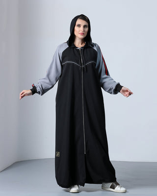 Grey Stripe sporty wear