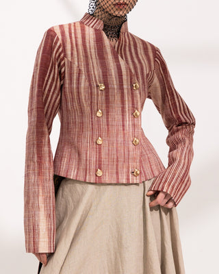 Sukoon — Binā Khadi Asymmetric Jacket