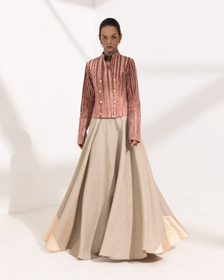 Sukoon — Binā Khadi Asymmetric Jacket