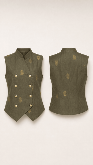 Sukoon — Hirz Zari Waistcoat