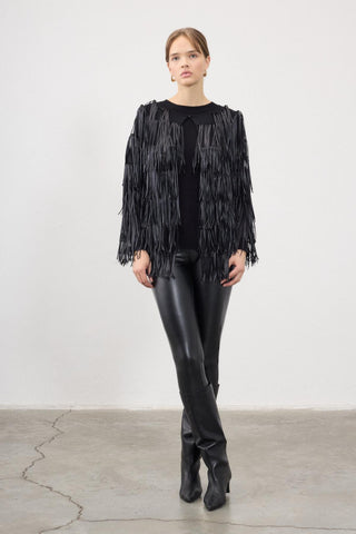 Tamar Knit Blouse – Black