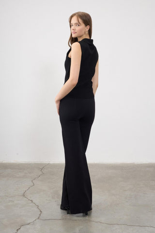 Thelma Knit Trousers – Black