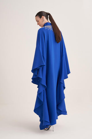 Valeria Evening Kaftan – Sax Blue