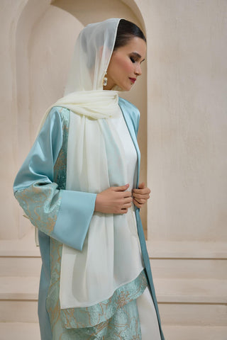 Vera Abaya Set Mint Green