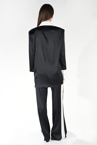 Vernazza Satin Set — Black