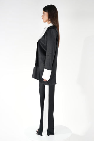 Vernazza Satin Set — Black