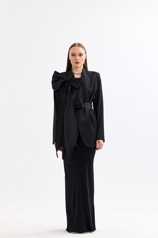 Vespera Skirt Set — Black