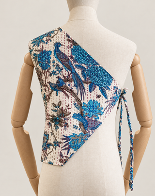 Evolving One-Shoulder Tie Waistcoat