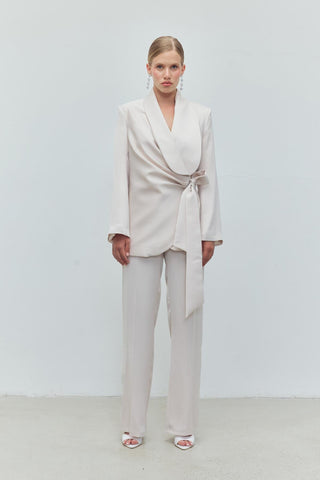 Aura Silk Set — Cream