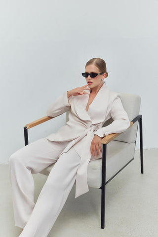 Aura Silk Set — Cream