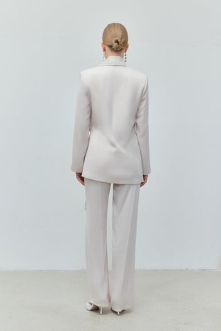 Aura Silk Set — Cream