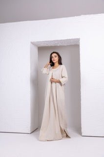White Linen Dress