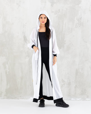 White Mesh sporty wear
