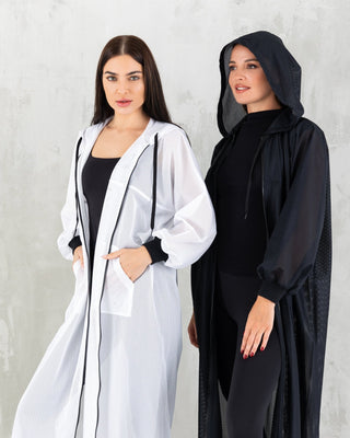 White Mesh sporty wear