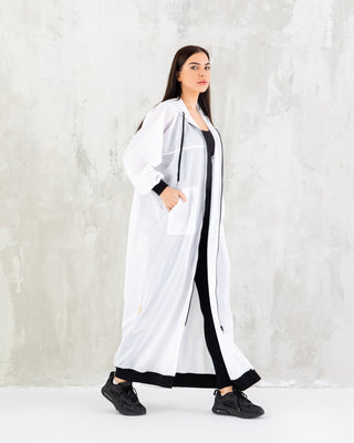 White Mesh sporty wear