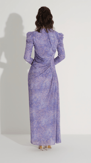 Side Ruched Dress – Lilac