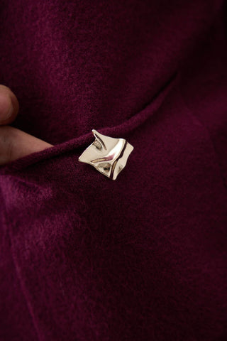 Yasemin Pocket Knit Sweater – Cherry